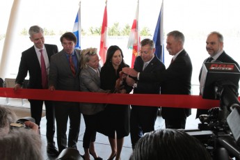 Inauguration nouveaux bâtiments circuit Gilles-Villeneuve