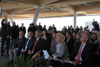 Inauguration nouveaux bâtiments circuit Gilles-Villeneuve