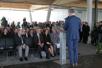 Inauguration nouveaux bâtiments circuit Gilles-Villeneuve