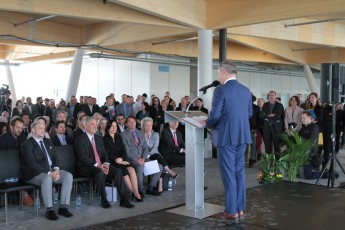 Inauguration nouveaux bâtiments circuit Gilles-Villeneuve