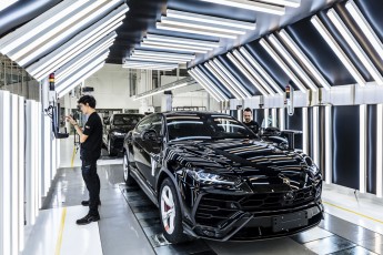 Visite de la chaîne de montage Lamborghini Urus