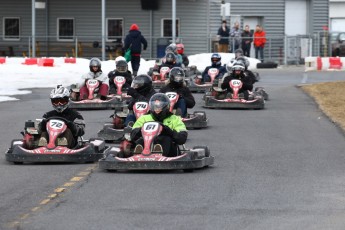 Go kart on ice événement Nicolas Barrette