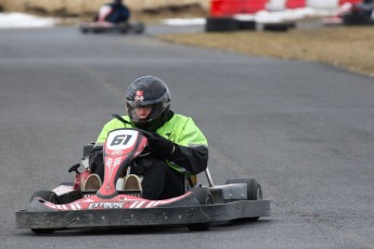 Go kart on ice événement Nicolas Barrette