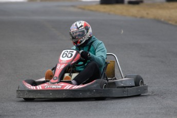 Go kart on ice événement Nicolas Barrette