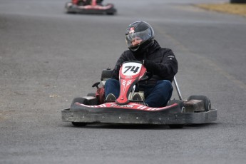 Go kart on ice événement Nicolas Barrette