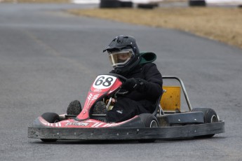 Go kart on ice événement Nicolas Barrette