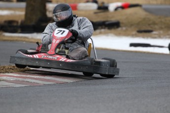 Go kart on ice événement Nicolas Barrette