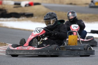 Go kart on ice événement Nicolas Barrette