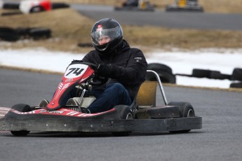 Go kart on ice événement Nicolas Barrette