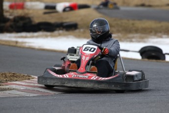 Go kart on ice événement Nicolas Barrette