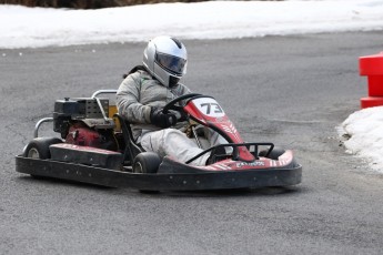 Go kart on ice événement Nicolas Barrette