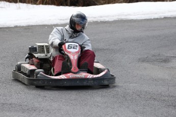 Go kart on ice événement Nicolas Barrette