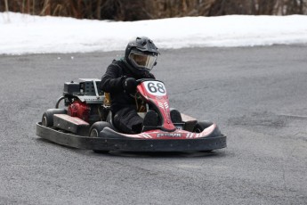 Go kart on ice événement Nicolas Barrette