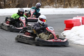 Go kart on ice événement Nicolas Barrette