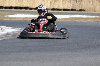 Go kart on ice événement Nicolas Barrette