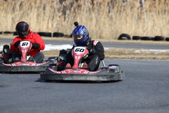 Go kart on ice événement Nicolas Barrette