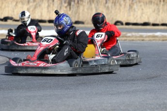 Go kart on ice événement Nicolas Barrette