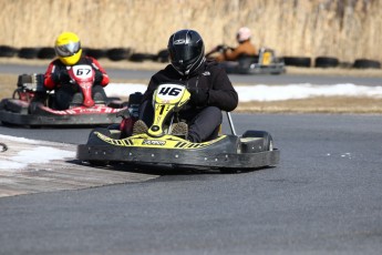 Go kart on ice événement Nicolas Barrette