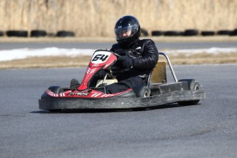 Go kart on ice événement Nicolas Barrette