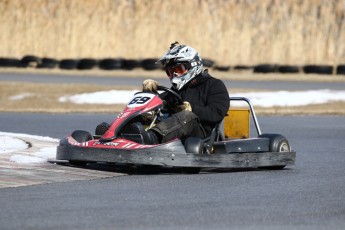 Go kart on ice événement Nicolas Barrette