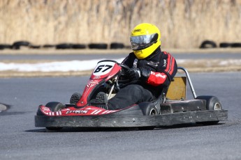 Go kart on ice événement Nicolas Barrette