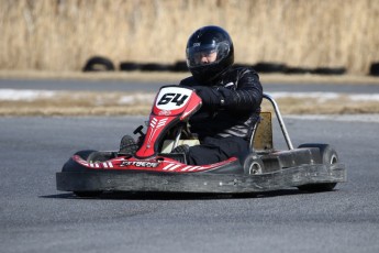 Go kart on ice événement Nicolas Barrette
