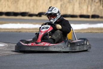 Go kart on ice événement Nicolas Barrette