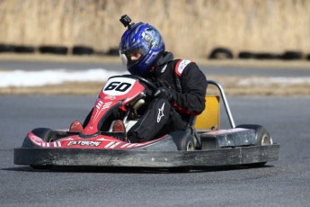 Go kart on ice événement Nicolas Barrette