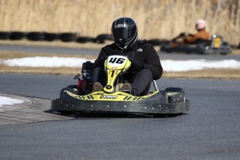 Go kart on ice événement Nicolas Barrette