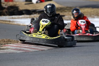 Go kart on ice événement Nicolas Barrette