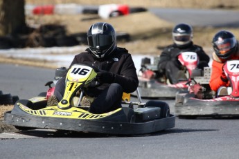 Go kart on ice événement Nicolas Barrette