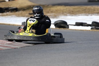 Go kart on ice événement Nicolas Barrette