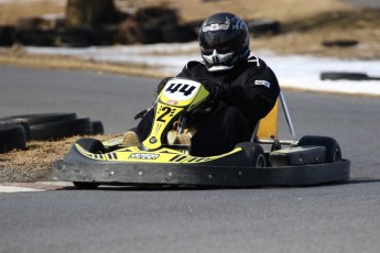 Go kart on ice événement Nicolas Barrette