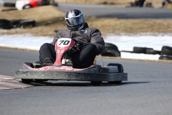 Go kart on ice événement Nicolas Barrette