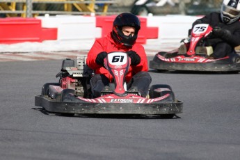 Go kart on ice événement Nicolas Barrette