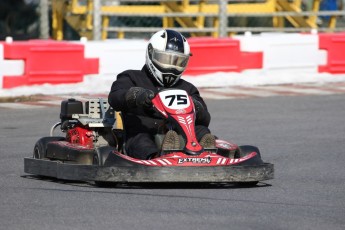 Go kart on ice événement Nicolas Barrette