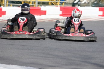 Go kart on ice événement Nicolas Barrette