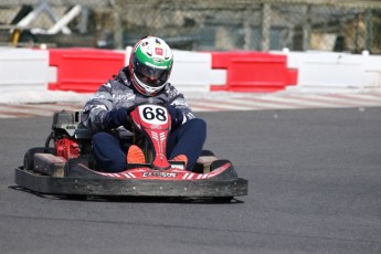 Go kart on ice événement Nicolas Barrette