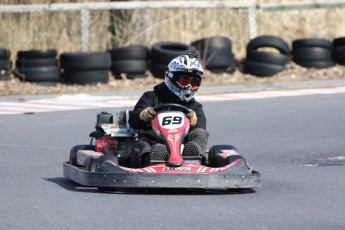 Go kart on ice événement Nicolas Barrette