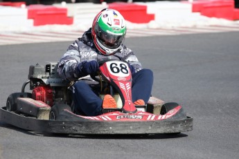 Go kart on ice événement Nicolas Barrette