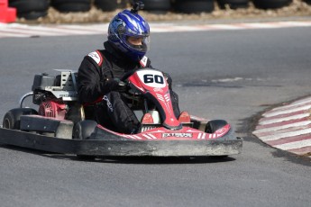 Go kart on ice événement Nicolas Barrette