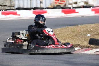 Go kart on ice événement Nicolas Barrette