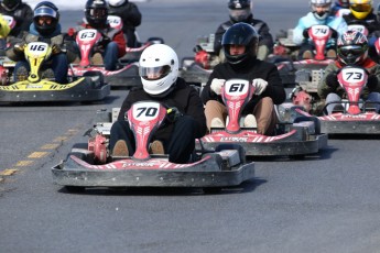 Go kart on ice événement Nicolas Barrette