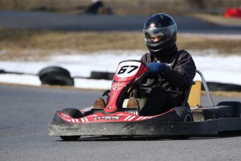 Go kart on ice événement Nicolas Barrette