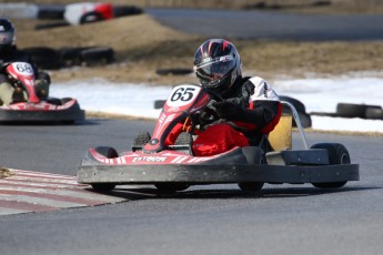 Go kart on ice événement Nicolas Barrette