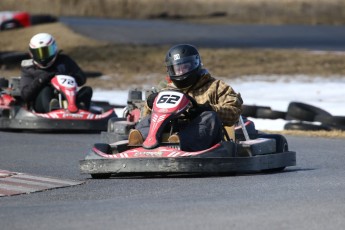 Go kart on ice événement Nicolas Barrette