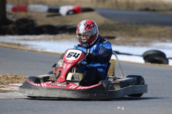 Go kart on ice événement Nicolas Barrette