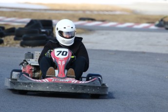 Go kart on ice événement Nicolas Barrette