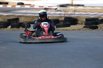 Go kart on ice événement Nicolas Barrette