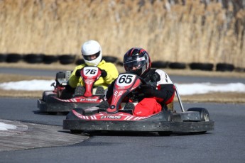 Go kart on ice événement Nicolas Barrette